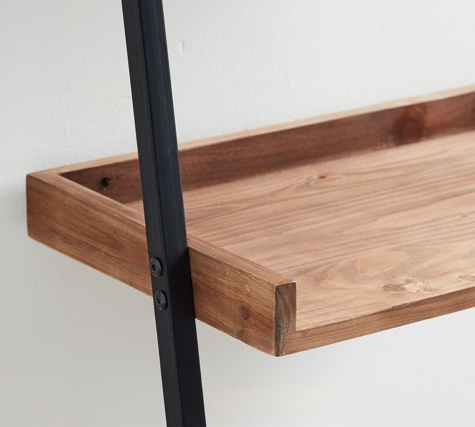 Trenton Ladder Shelf with Mirror Pottery Barn Australia